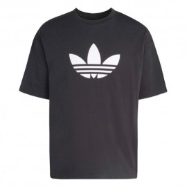 ADIDAS Originals Adicolor Trefoil T-Shirt Big Logo Nero Uomo