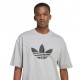 ADIDAS Originals Adicolor Trefoil T-Shirt Big Logo Grigio Uomo