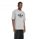 ADIDAS Originals Adicolor Trefoil T-Shirt Big Logo Grigio Uomo