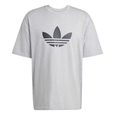 ADIDAS Originals Adicolor Trefoil T-Shirt Big Logo Grigio Uomo