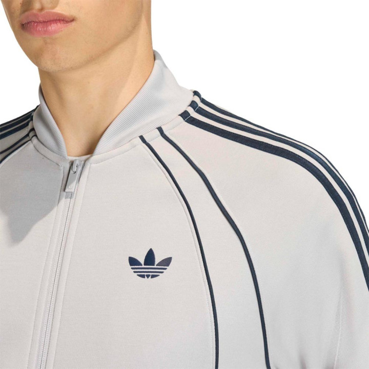 ADIDAS Originals Sst 2.0 Adicolor Giacca Con Cerniera Collo Grigio Uomo