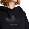 ADIDAS Originals Trefoil Felpa Con Cappuccio  Nero Donna