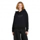 ADIDAS Originals Trefoil Felpa Con Cappuccio  Nero Donna