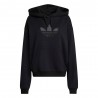 ADIDAS Originals Trefoil Felpa Con Cappuccio  Nero Donna