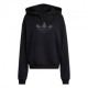 ADIDAS Originals Trefoil Felpa Con Cappuccio  Nero Donna