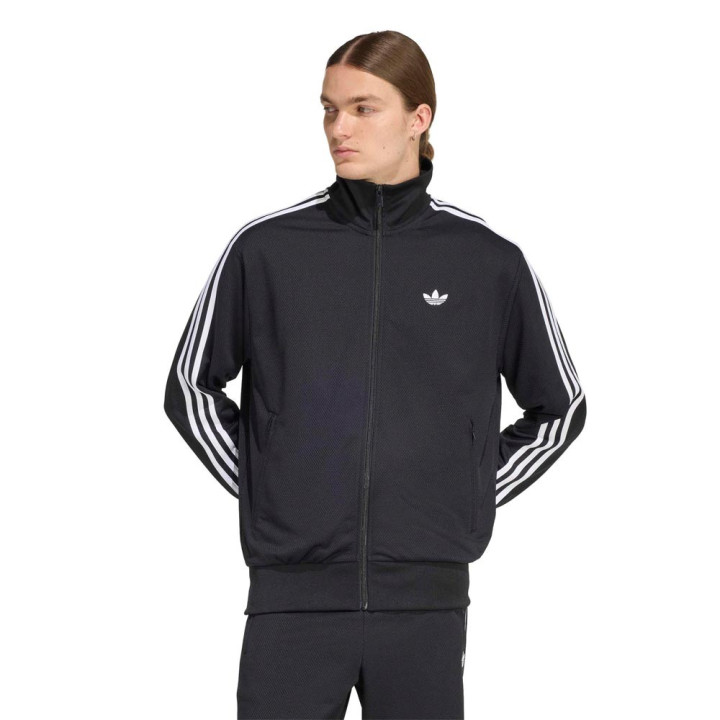 ADIDAS Originals Firebird Adicolor Giacca Con Cerniera Mesh Nero Uomo