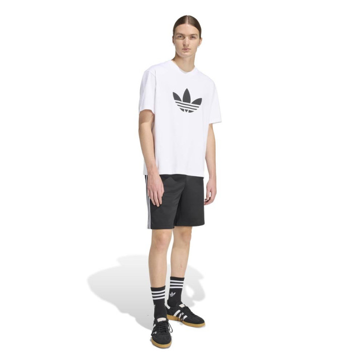 ADIDAS Originals Adicolor Trefoil T-Shirt Big Logo Bianco Uomo