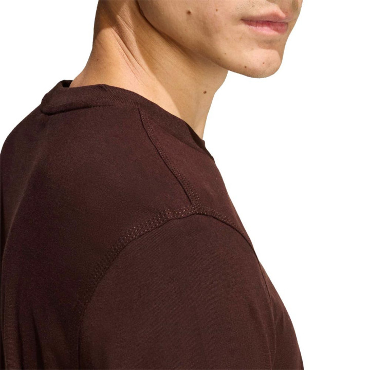 ADIDAS Originals Trefoil Essentials T-Shirt Logo Piccolo Moro Uomo