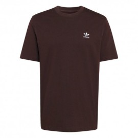 ADIDAS Originals Trefoil Essentials T-Shirt Logo Piccolo Moro Uomo
