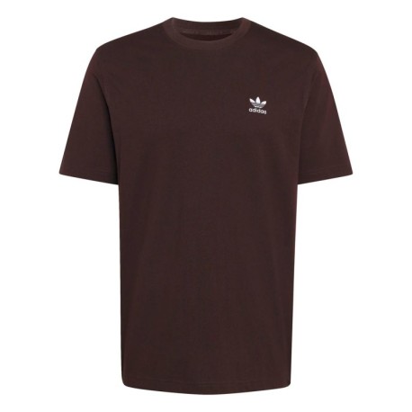 ADIDAS Originals Trefoil Essentials T-Shirt Logo Piccolo Moro Uomo