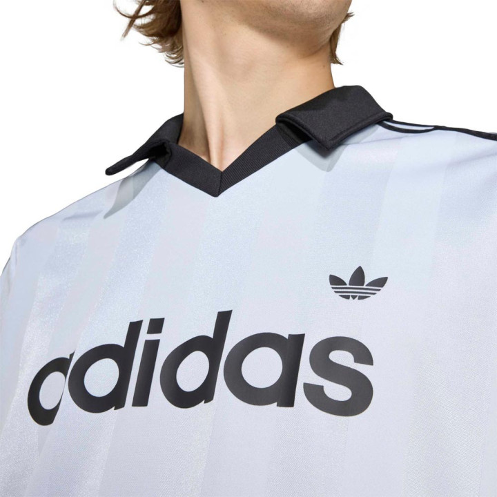 ADIDAS Originals Archive Collar T-Shirt Adicolor Azzurro Uomo