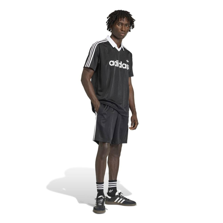 ADIDAS Originals Archive T-Shirt Adicolor Tessuto Tecnico Nero Uomo