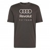ADIDAS Audi Formula 1 Team Dna  T-Shirt Fan Nero Grigio Uomo