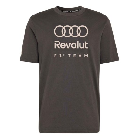 ADIDAS Audi Formula 1 Team Dna  T-Shirt Fan Nero Grigio Uomo