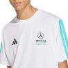 ADIDAS Mercedes-Amg Petronas Formula 1 Team Dna T-Shirt Fan Bianco Uomo
