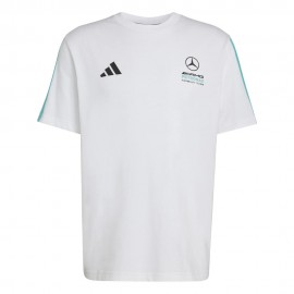 ADIDAS Mercedes-Amg Petronas Formula 1 Team Dna T-Shirt Fan Bianco Uomo
