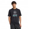 ADIDAS Mercedes-Amg Petronas Formula 1 Team Dna T-Shirt Fan Gf Nero Uomo