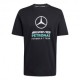 ADIDAS Mercedes-Amg Petronas Formula 1 Team Dna T-Shirt Fan Gf Nero Uomo