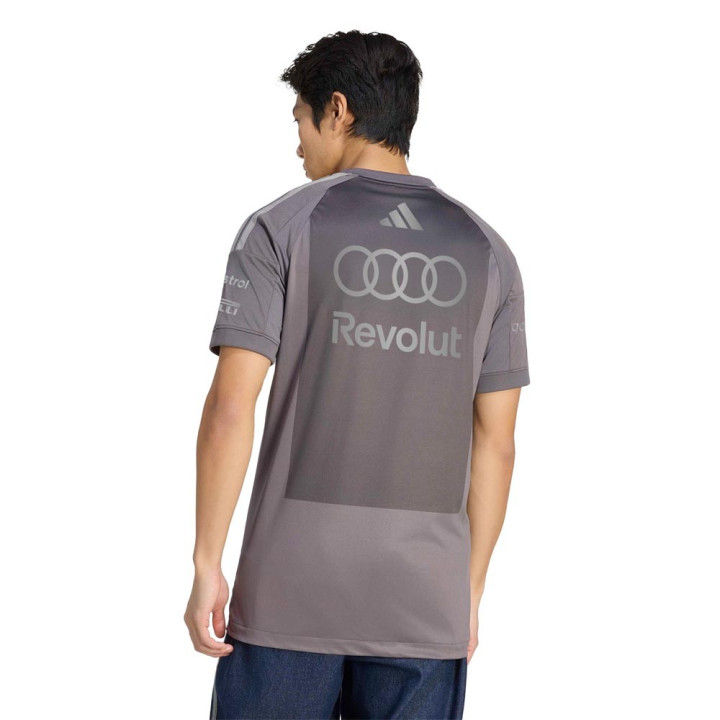 ADIDAS Audi Formula 1 Team Dna T-Shirt Replica Grigio Rosso Uomo