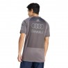 ADIDAS Audi Formula 1 Team Dna T-Shirt Replica Grigio Rosso Uomo