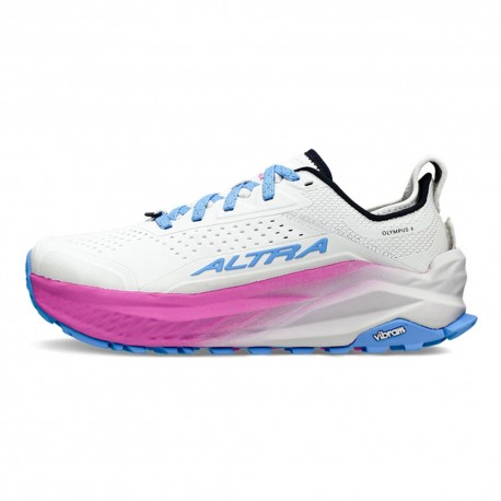 Altra Olympus 6 Bianco Blu - Scarpe Trail Running Donna