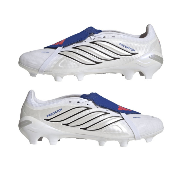 ADIDAS Predator League Ft Fg Bianco Bianco Blu - Scarpe Da Calcio Uomo