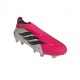 ADIDAS Predator Elite Ll Fg Rosso Nero Bianco - Scarpe Da Calcio Uomo