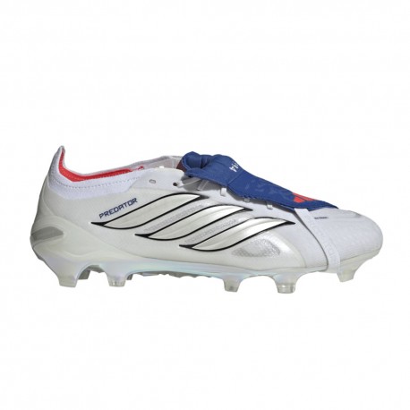 ADIDAS Predator Elite Ft Fg Bianco Blu - Scarpe Da Calcio Uomo