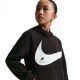 Nike Sportswear Club Felpa Palestra Big Swoosh Nero Bambino