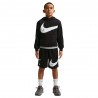 Nike Sportswear Club Felpa Palestra Big Swoosh Nero Bambino