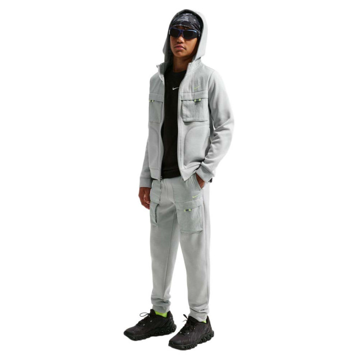 Nike Sportswear City Utility Felpa Palestra Full Zip Grigio Bambino