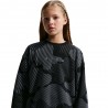 Nike Sportswear Club Felpa Palestra Girocollo Nero Bambina