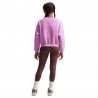 Nike Sportswear Club Felpa Palestra Girocollo Rosa Bambina