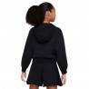 Nike Sportswear Felpa Palestra Logo Piccolo Nero Bambina