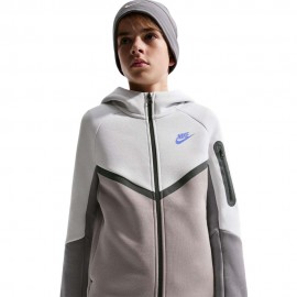 Nike Sportswear Tech Felpa Palestra Grigio Bambino
