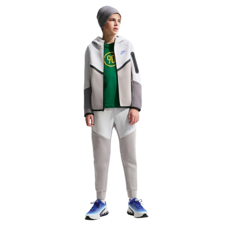 Nike Sportswear Tech Felpa Palestra Grigio Bambino