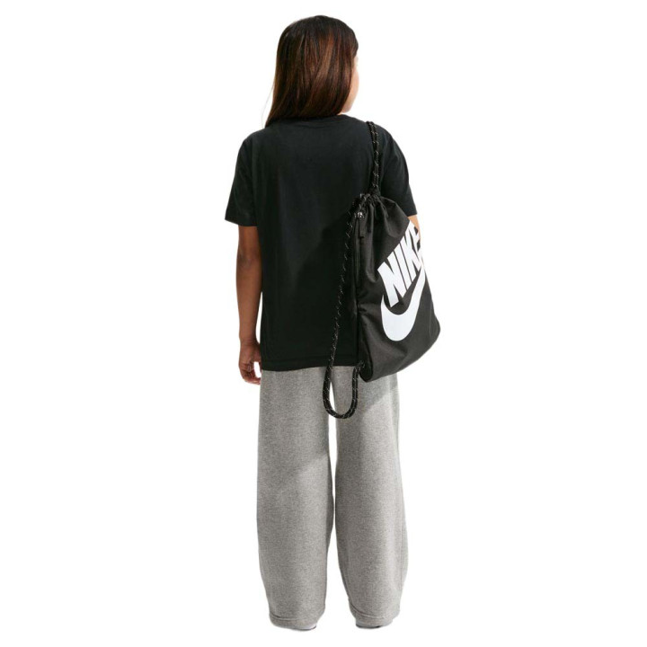 Nike Sportswear Maglietta Palestra Big Logo Nero Bambino