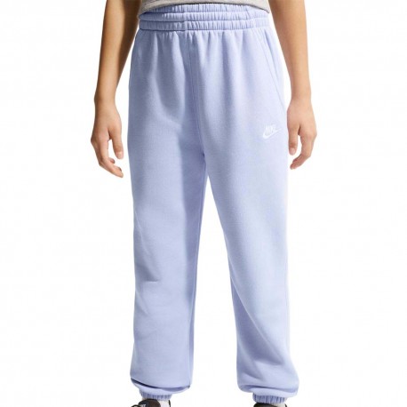 Nike Sportswear Club Pantaloni Con Polsino Lilla Bambina