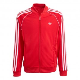 ADIDAS Originals Giacca Sportiva Adicolor Tristripe Rosso Bambino