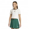 ADIDAS Originals Maglietta Palestra Crop Bianco Bambina