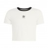 ADIDAS Originals Maglietta Palestra Crop Bianco Bambina