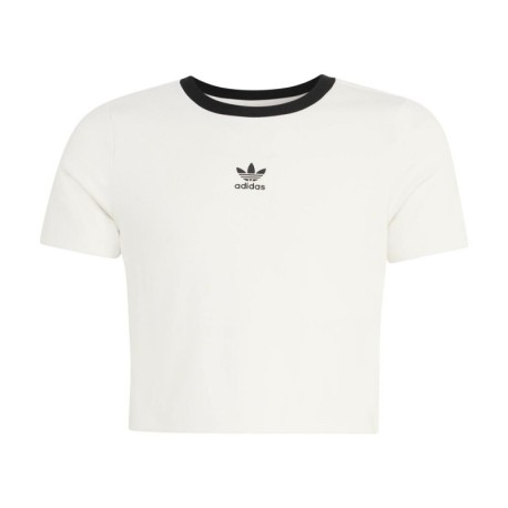 ADIDAS Originals Maglietta Palestra Crop Bianco Bambina