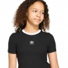 ADIDAS Originals Maglietta Palestra Crop Nero Bambina
