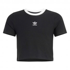 ADIDAS Originals Maglietta Palestra Crop Nero Bambina