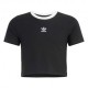 ADIDAS Originals Maglietta Palestra Crop Nero Bambina