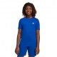 ADIDAS Originals Maglietta Palestra Logo Piccolo Blu Bambino