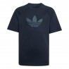 ADIDAS Originals Maglietta Palestra Logo Tono Su Tono Nero Bambino