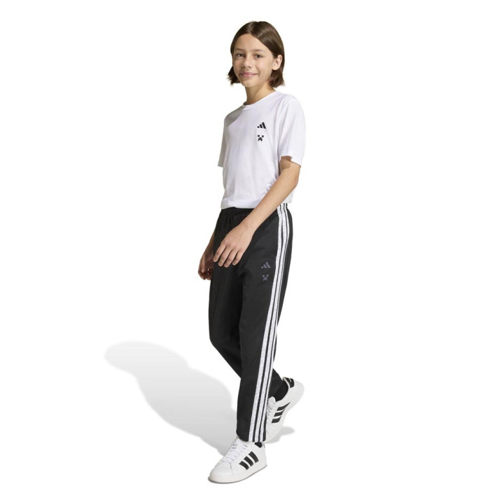 ADIDAS Maglietta Palestra Minecraft Bianco Bambino