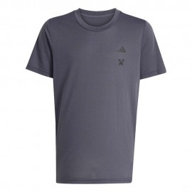 ADIDAS Maglietta Palestra Minecraft Grigio Bambino