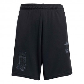 ADIDAS Shorts Sportivi Piquet Nero Bambino